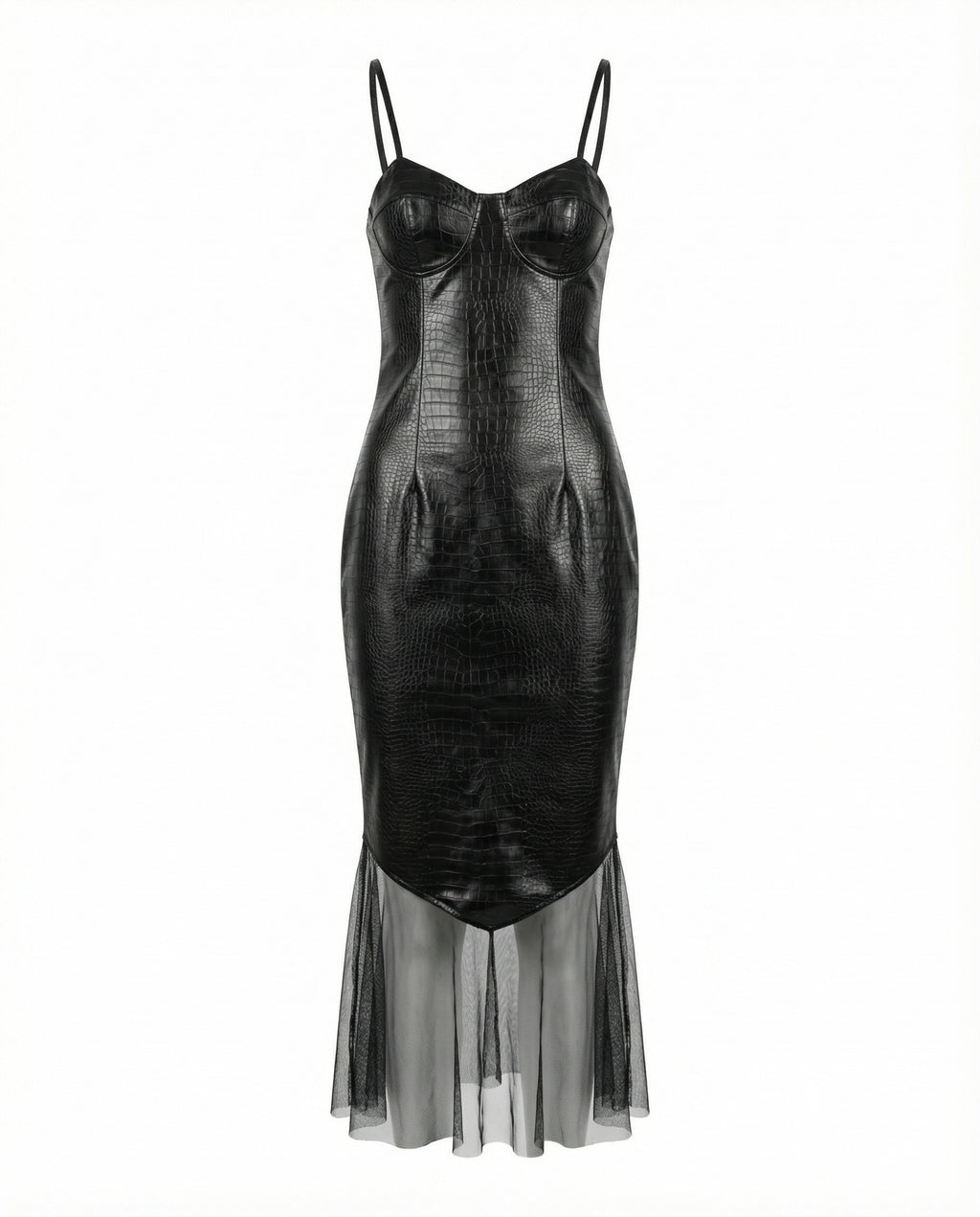 SZ Sheer Leather Dress