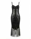 SZ Sheer Leather Dress
