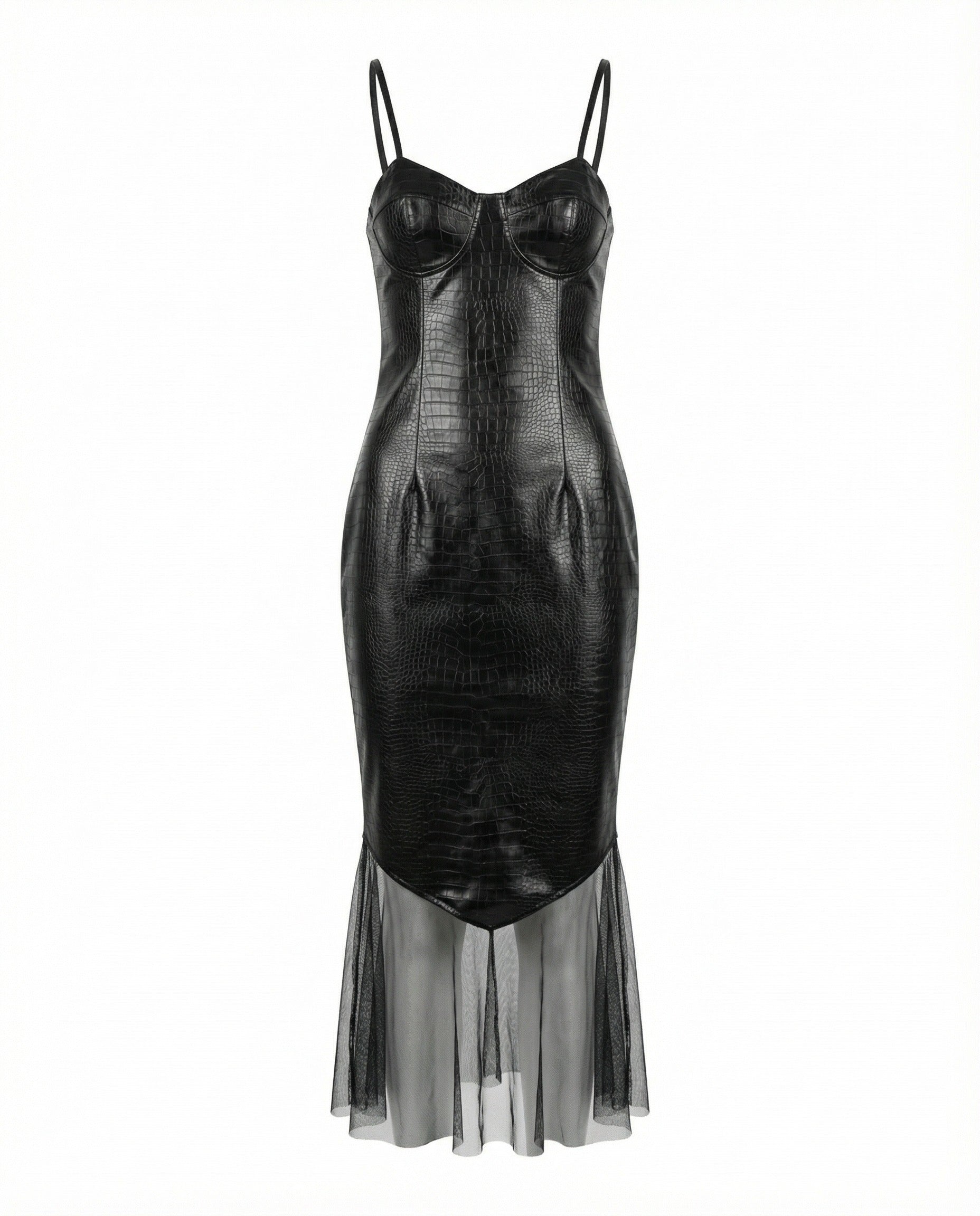 SZ Sheer Leather Dress