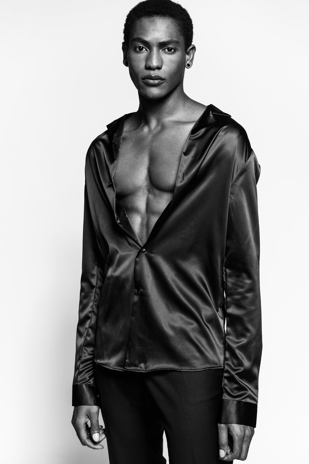 Men's Satin Shirt
