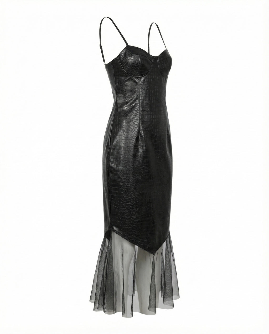 SZ Sheer Leather Dress