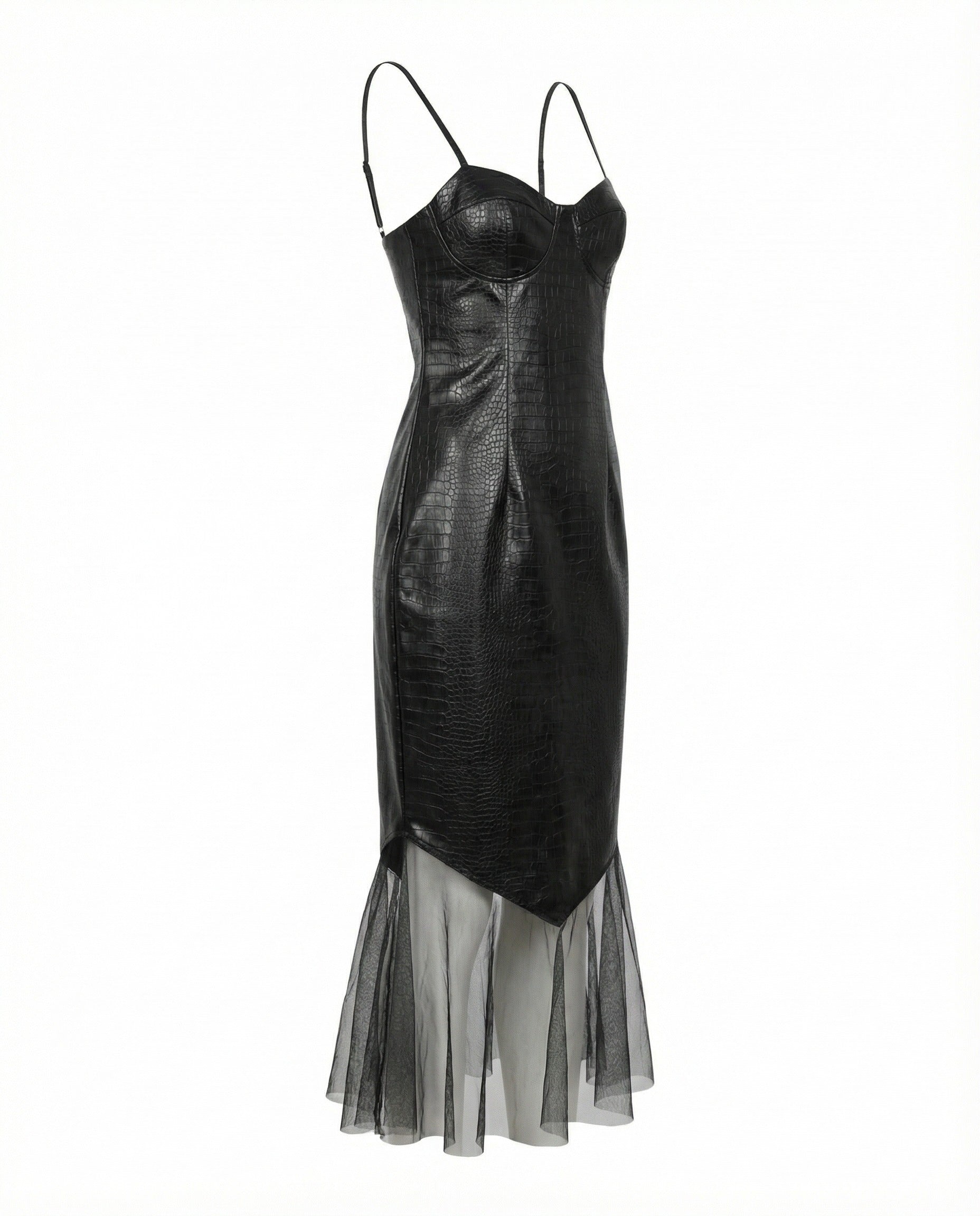 SZ Sheer Leather Dress
