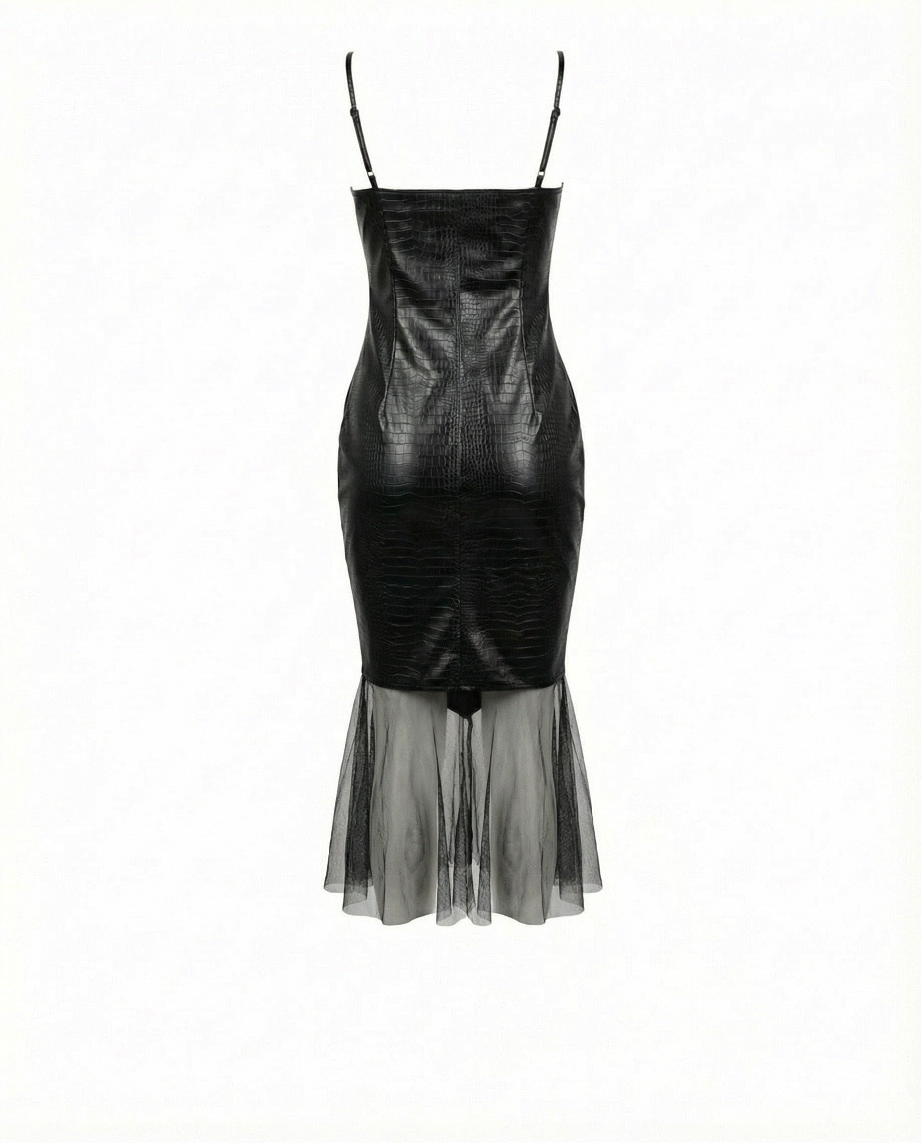 SZ Sheer Leather Dress