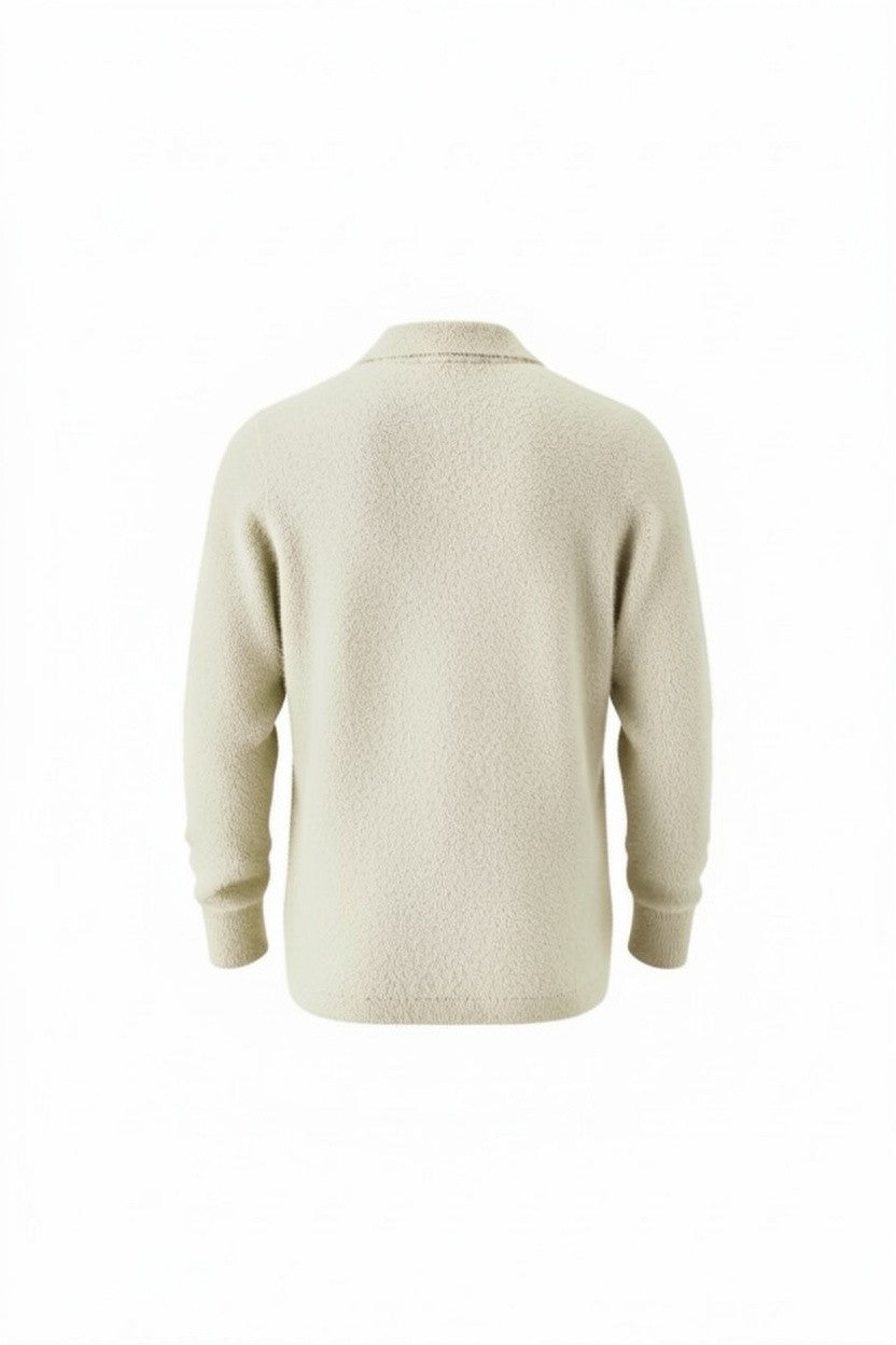 Zartosht Beige Cashmere Cardigan
