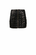 SZ PU Short Leather Skirt