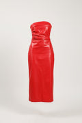 SZ Long Leather Dress
