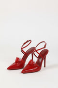 SZ Mesh Leather High Heels
