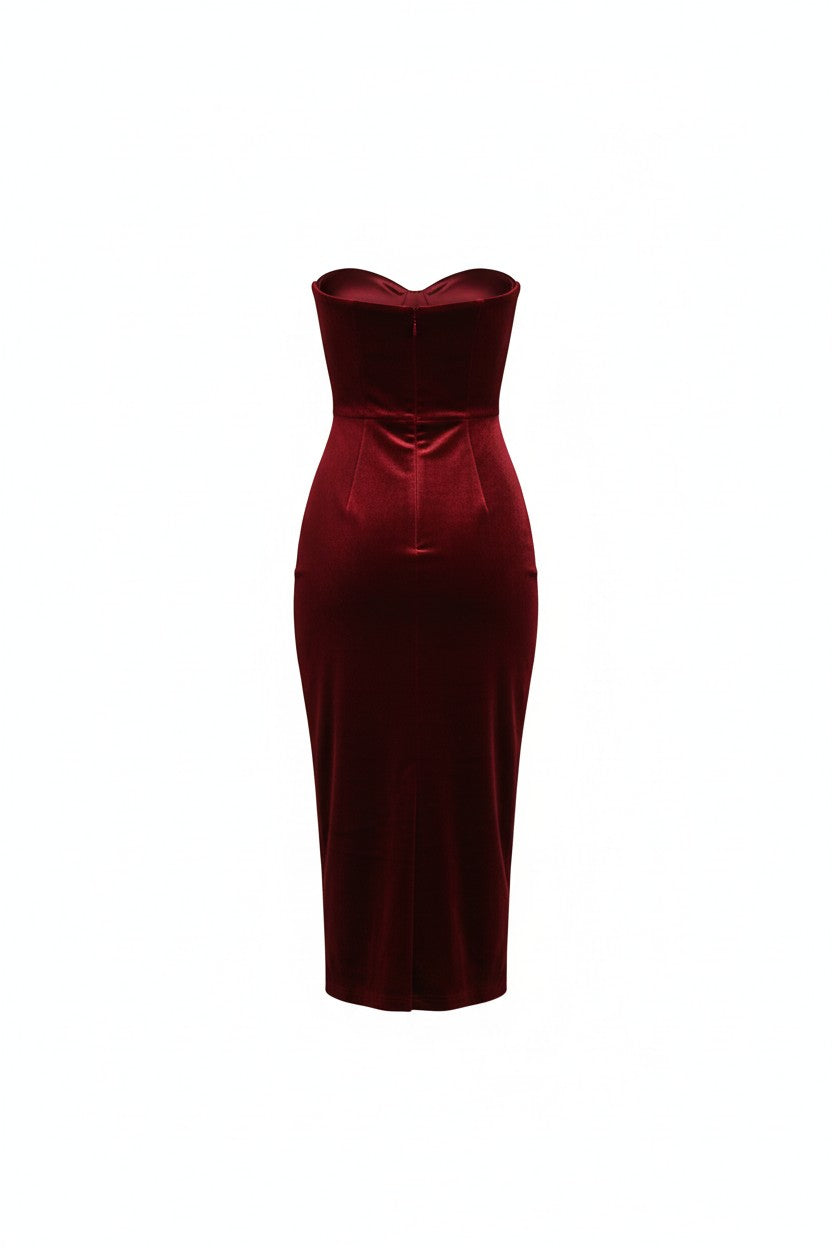SZ Long Velvet Dress