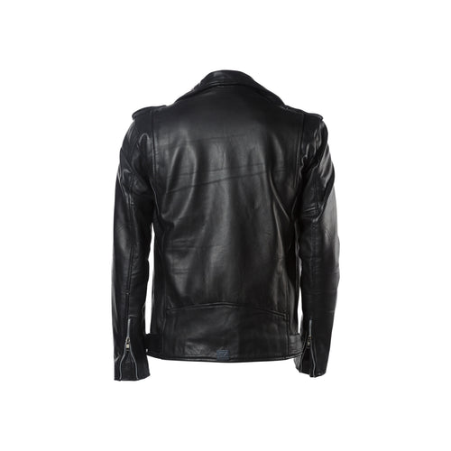 Men's Genuine Leather Racer Jacket