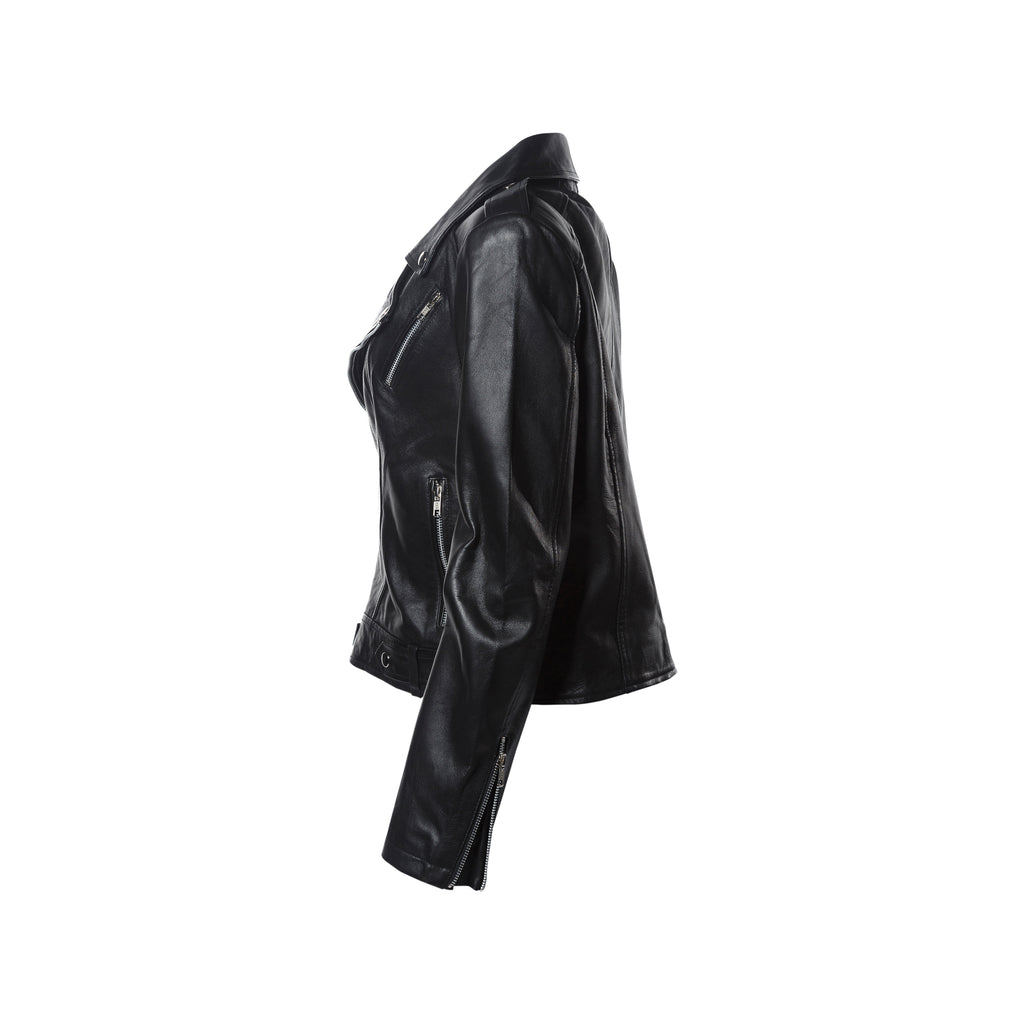 Women's Genuine Leather Biker Jacket
