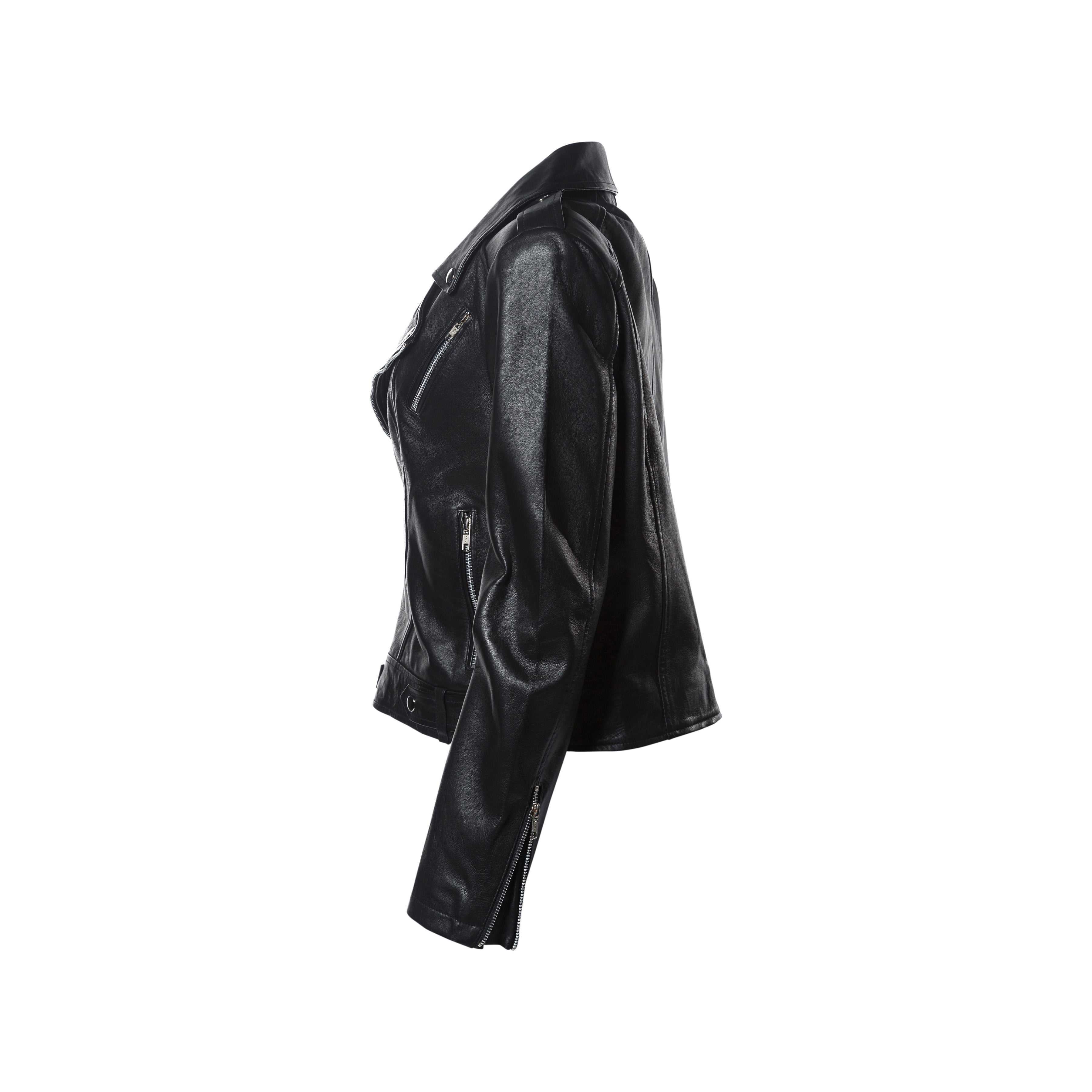 Women's Genuine Leather Biker Jacket