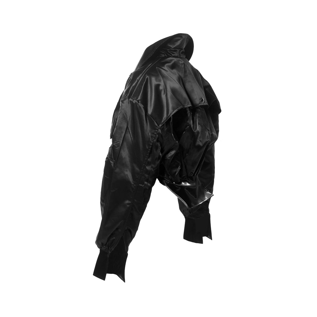 Women's Cropped Shiny Jacket