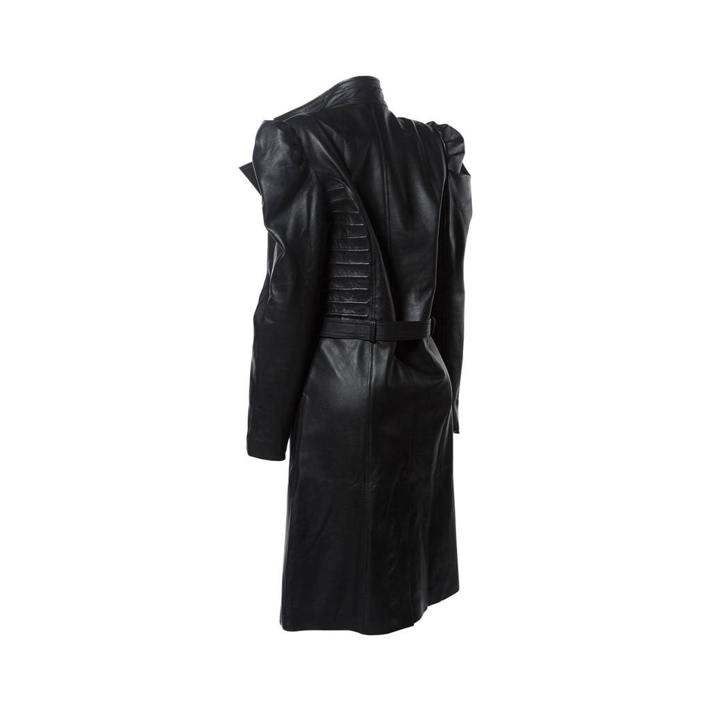 Women's Genuine Leather Long Jacket