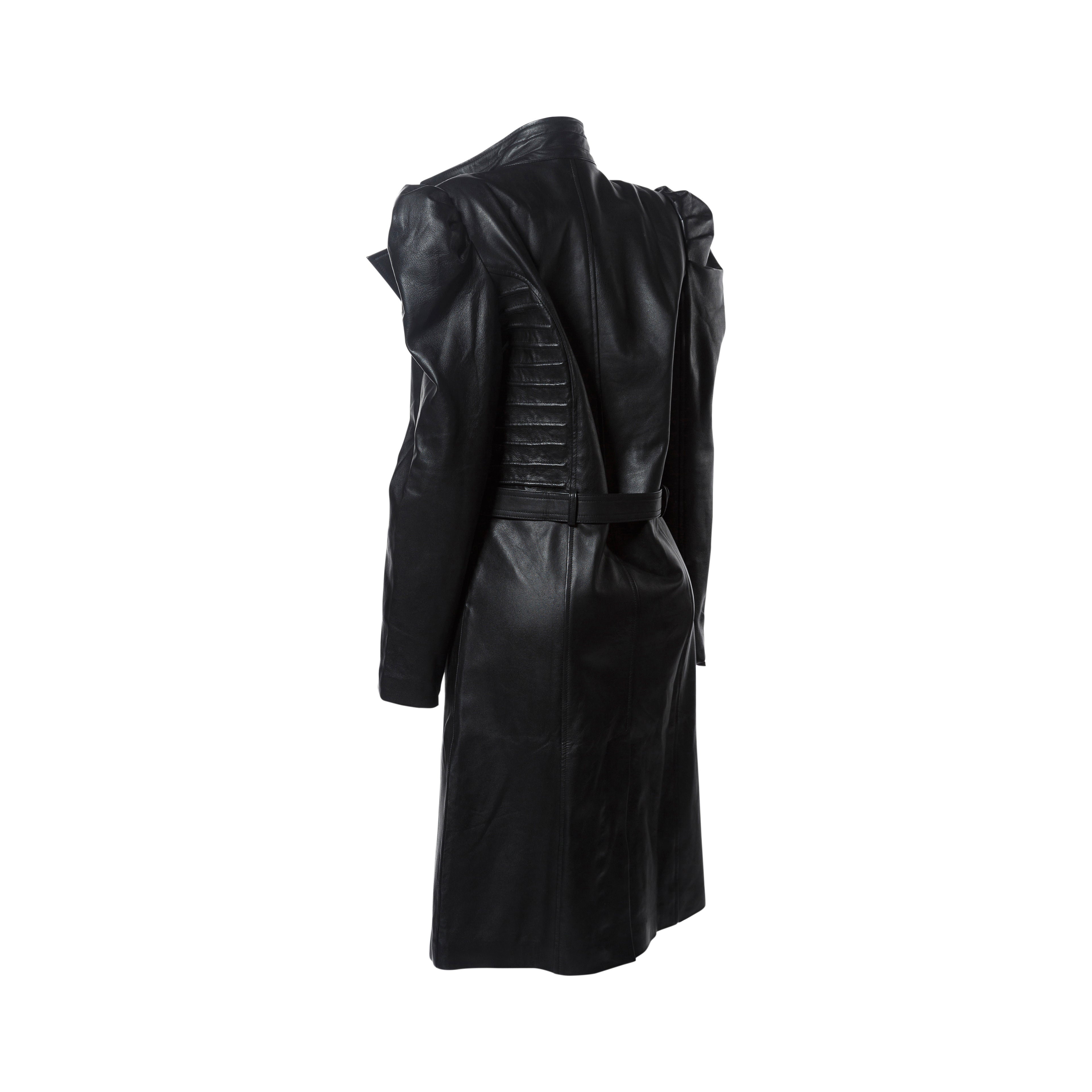 Women's Genuine Leather Long Jacket