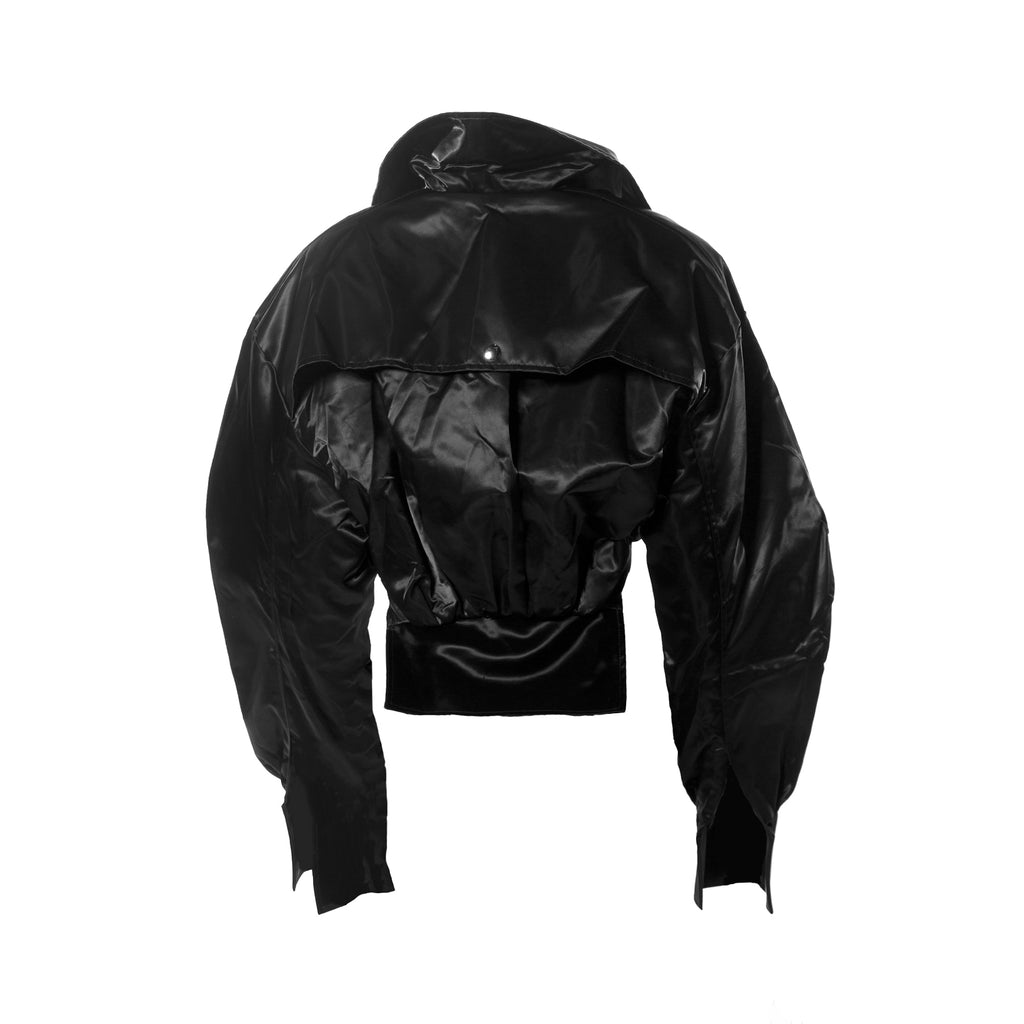Women's Cropped Shiny Jacket