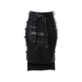Midi Leather Skirt