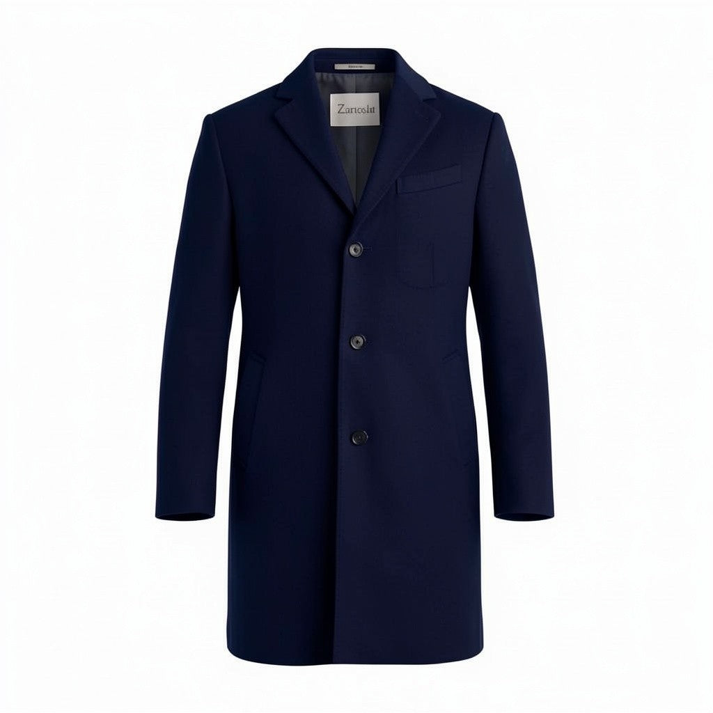 Zartosht Navy Mid-Size Cashmere Jacket