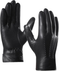Zartosht Black Genuine Leather Gloves