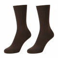 Zartosht Brown Cashmere Socks