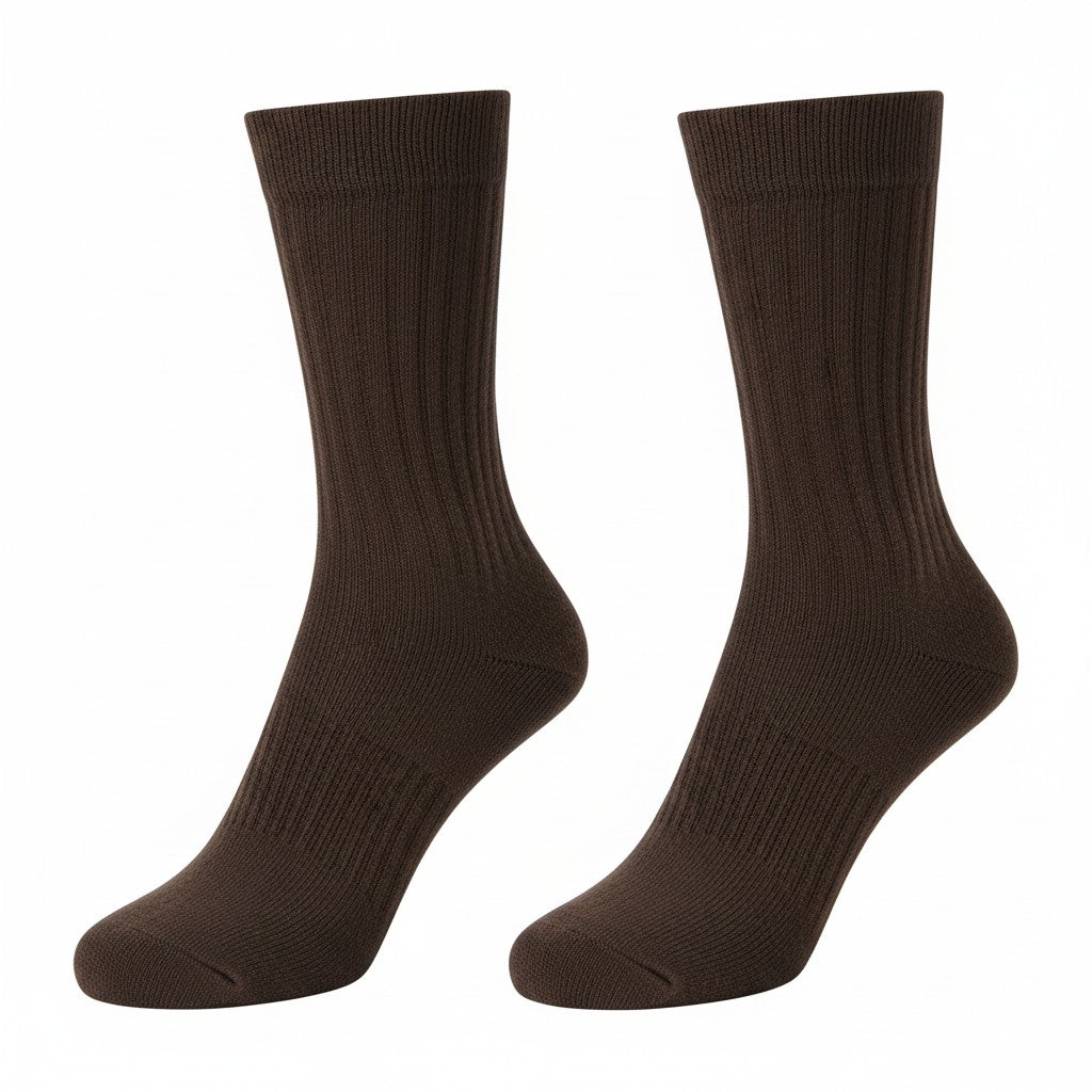 Zartosht Brown Cashmere Socks